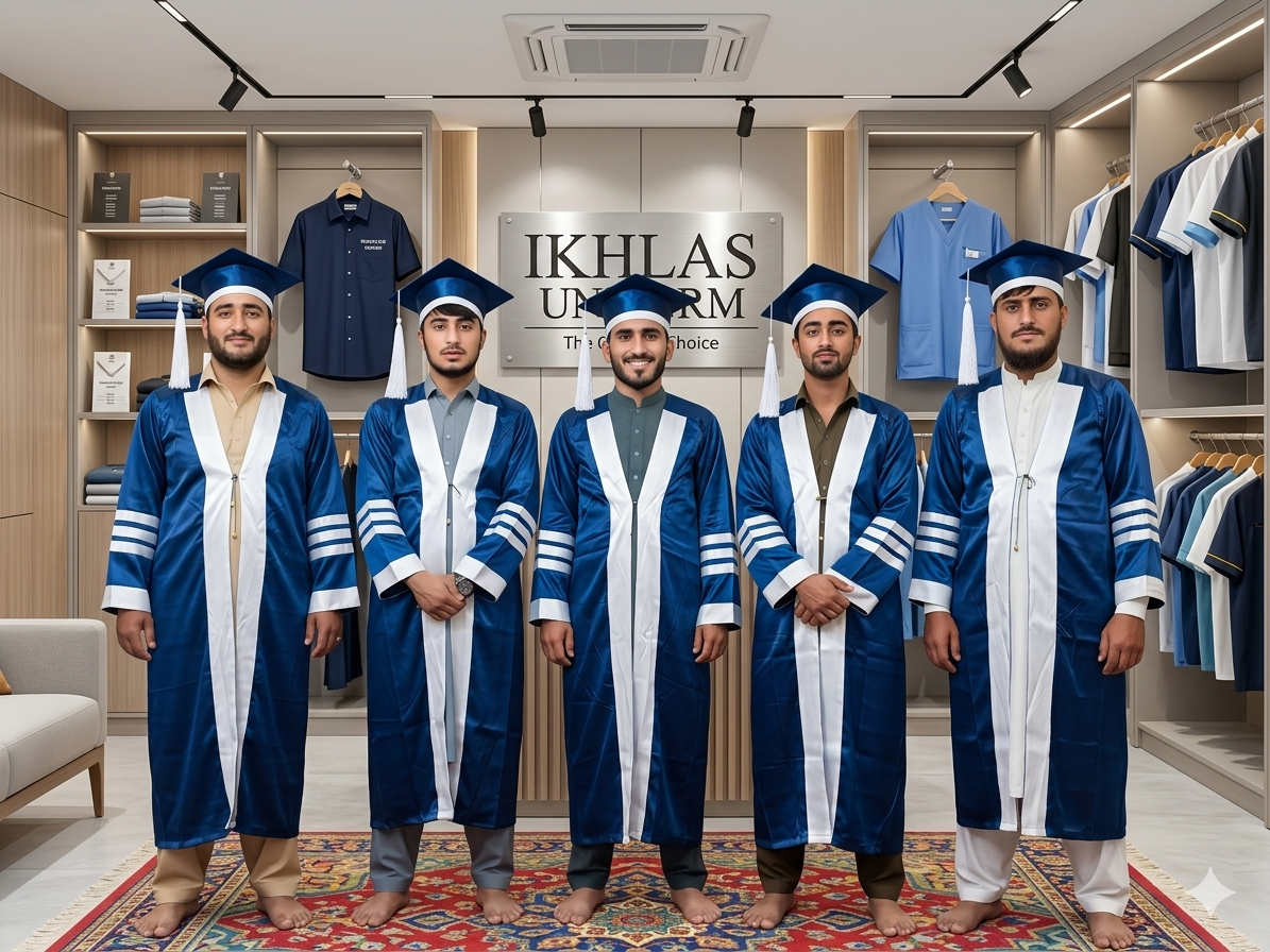 د فراغت ګاونونه — Graduation Gowns